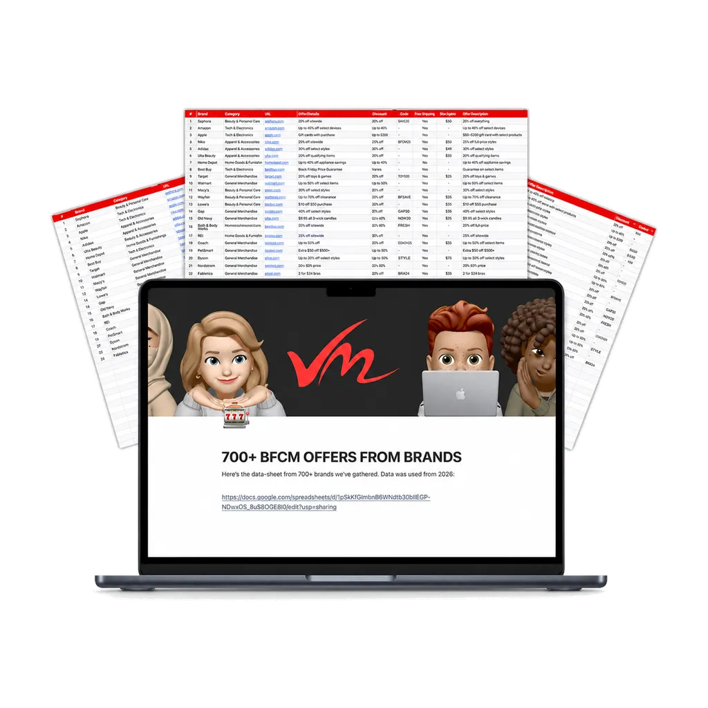 700+ BFCM Brand Offer List