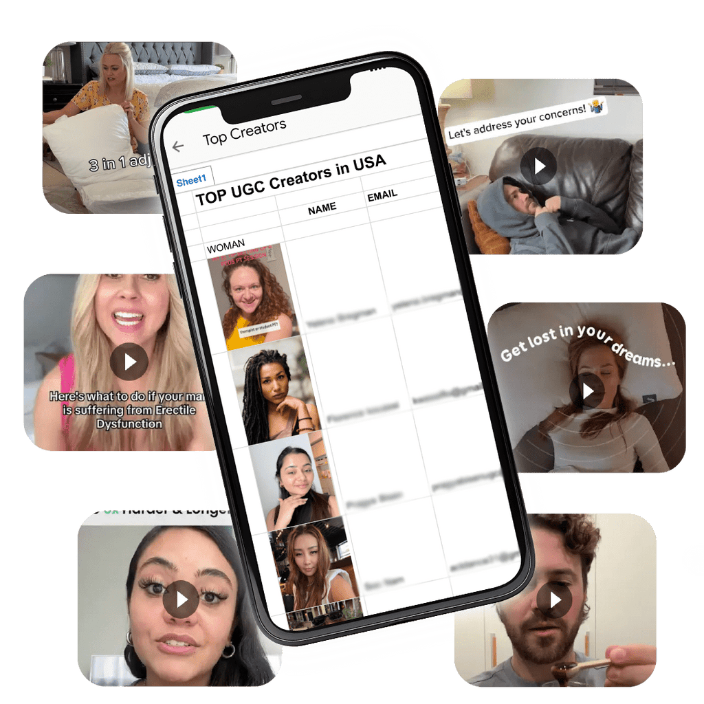 20 Best UGC Creator Contact List